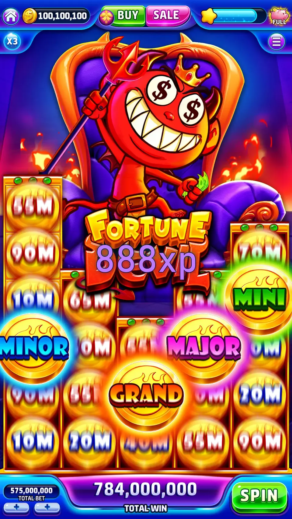 Capturas de tela 888xp